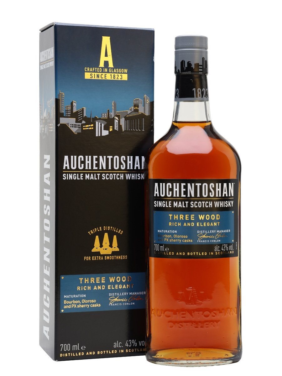 Auchentoshan Three Wood | ローランド スコッチ ウイスキー: Whisky Marketplace 日本版