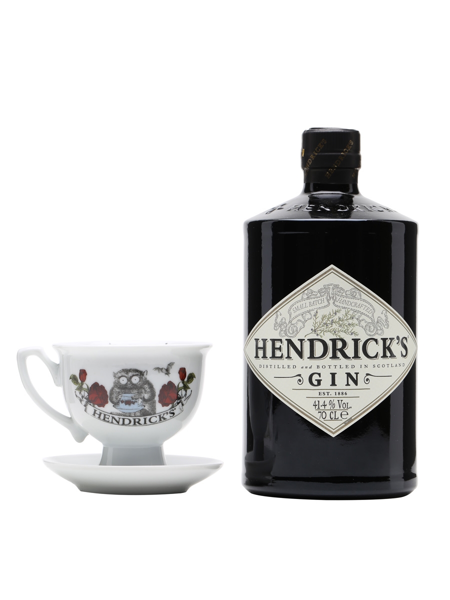 Hendrick's Gin Midnight Tea Party Gift Set | Scottish Gin: Whisky ...